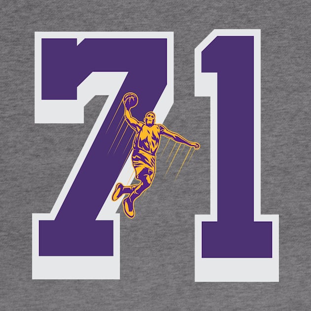 lakers number 21 by Basketball-Number